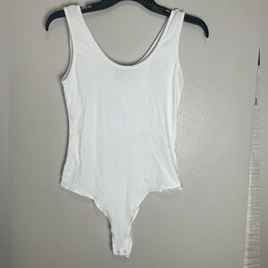 White cotton bodysuit